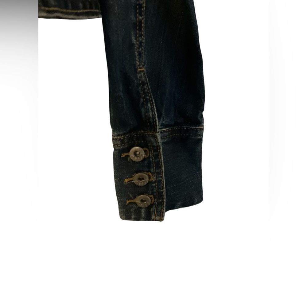 BlankNYC Distressed Jean Jacket Size S - Picture 4 of 5